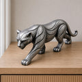 Schreitender Panther – moderne Raubkatzen-Skulptur | handbemalt | Made in Germany FehnFactory