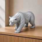 Abstrakter Bär – moderne Tier-Skulptur | handbemalt | Made in Germany FehnFactory