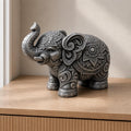 Ornament-Elefant – detailreiche Skulptur | handbemalt | Made in Germany FehnFactory