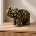 Ornament-Elefant – detailreiche Skulptur | handbemalt | Made in Germany FehnFactory