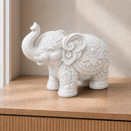 Ornament-Elefant – detailreiche Skulptur | handbemalt | Made in Germany FehnFactory