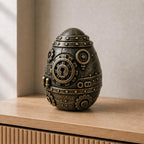 Steampunk-Osterei – detailreiche Deko-Skulptur | handbemalt | Made in Germany FehnFactory