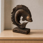 Betta Spirit – Kampffisch-Skulptur mit fließenden Flossen | handbemalt oder gedruckt | Made in Germany FehnFactory