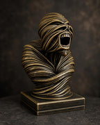 Schreiende Büste mit fließenden Bändern – Horror Skulptur | handbemalt oder gedruckt | Made in Germany FehnFactory