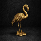 Flamingo mit S-förmigem Hals – elegante Vogelskulptur | handbemalt oder gedruckt | Made in Germany FehnFactory