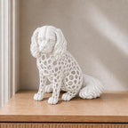 Cavalier King Charles Spaniel in Voronoi-Optik – Hundeskulptur | Made in Germany FehnFactory