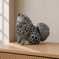 Pomeranian (Zwergspitz) in Voronoi-Optik – Hundeskulptur | Made in Germany FehnFactory