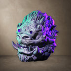 Taowu Maske – handbemalte tragbare Fantasy- & Cosplay-Maske | Pipe Cox Design | Made in Germany FehnFactory