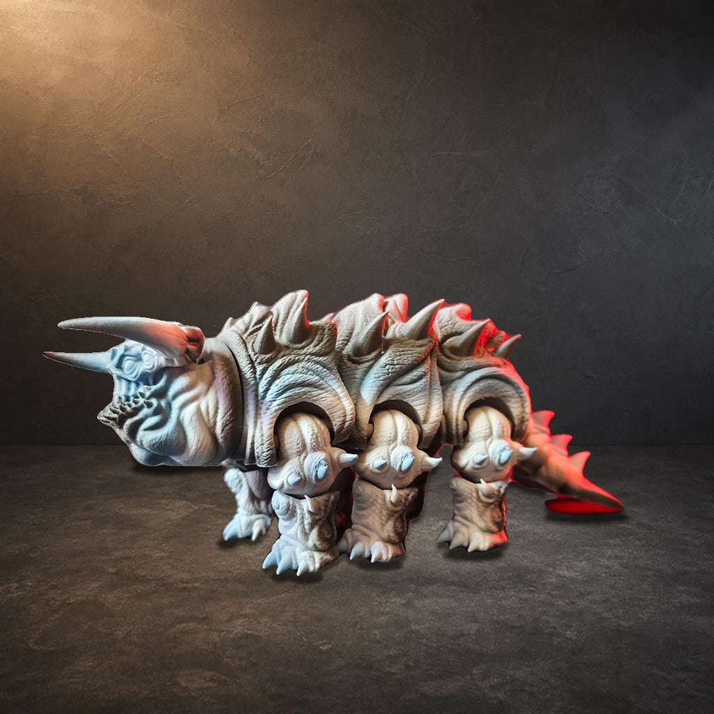 Ushi Articulated bewegliche Fantasy Figur | 3D Druck oder handbemalt | Pipe Cox Design | ca. 20 cm FehnFactory
