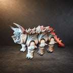 Ushi Articulated bewegliche Fantasy Figur | 3D Druck oder handbemalt | Pipe Cox Design | ca. 20 cm FehnFactory
