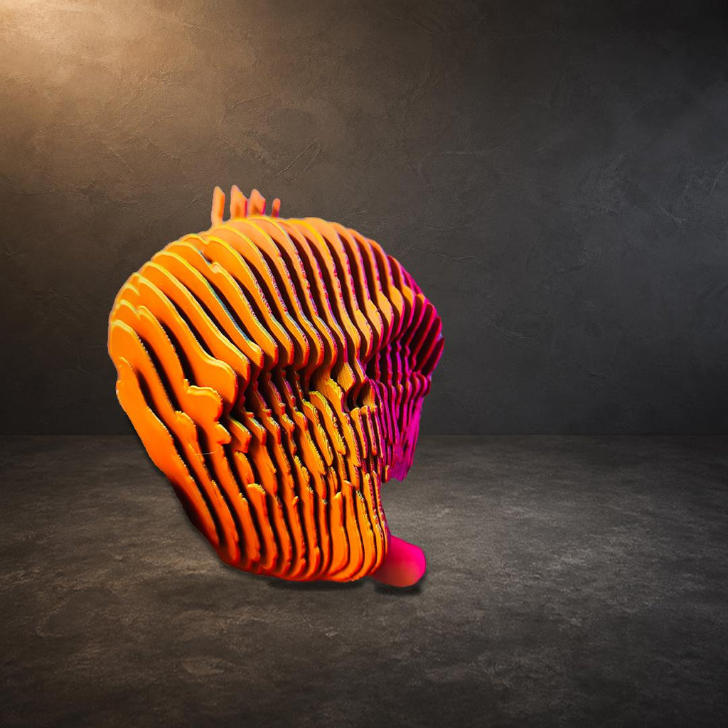 Quantum Pumpkin – flexible Kürbis-Skulptur | 2 feste Originalfarben | Pipe Cox | Made in Germany FehnFactory