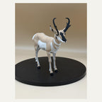 Windläufer – Gabelbock-Skulptur | Prärie-Wildtier | Made in Germany FehnFactory