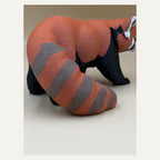 Roter Panda mit Ringelschwanz – realistische Tier-Skulptur | Made in Germany FehnFactory