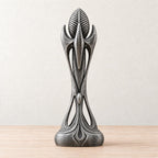 Echo – abstrakte Design-Skulptur | geometrische Wohnraum-Deko | Made in Germany FehnFactory
