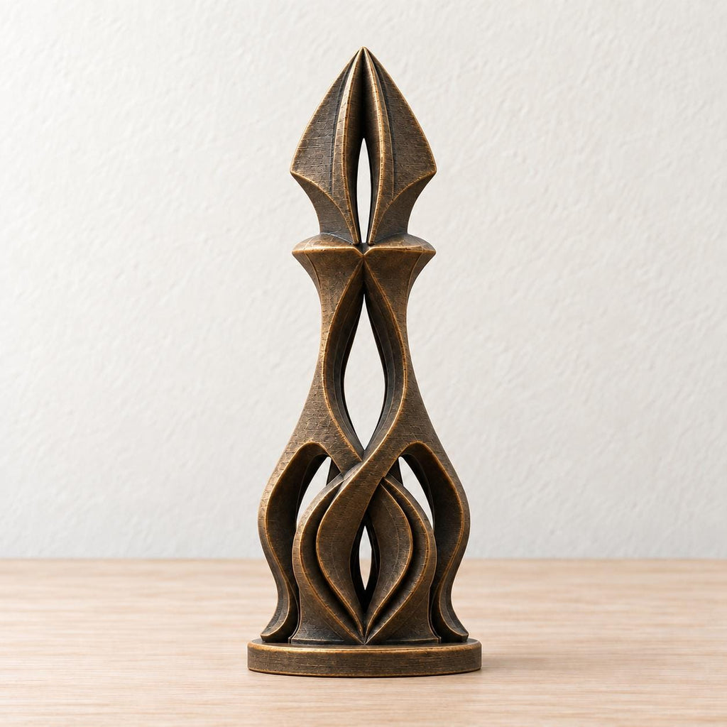 Pulse – abstrakte Design-Skulptur | geometrische Wohnraum-Deko | Made in Germany FehnFactory