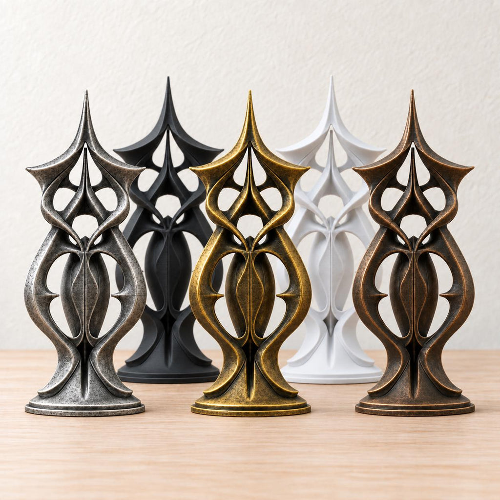 Vortex – abstrakte Design-Skulptur | geometrische Wohnraum-Deko | Made in Germany FehnFactory