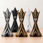 Link – abstrakte Design-Skulptur | geometrische Wohnraum-Deko | Made in Germany FehnFactory