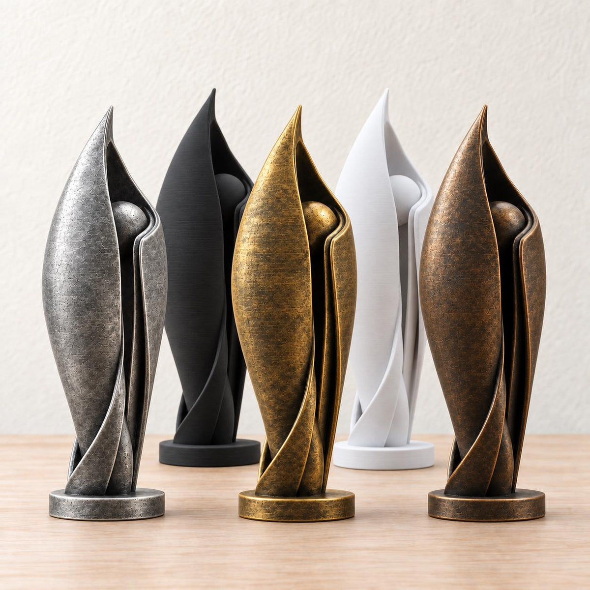 Void – abstrakte Design-Skulptur | geometrische Wohnraum-Deko | Made in Germany FehnFactory