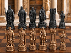 Philosophen-Schachfigurenset – komplett 32-teilig | Antikes Griechenland | 3 Größen & 12 Farbpaare | Made in Germany FehnFactory